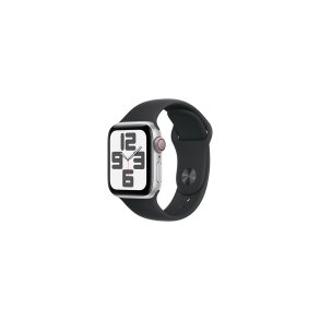 Apple Watch SE 2. Gen (2024) GPS + Cellular 40mm Midnight Aluminium Case med Midnight Sport Band S/M
