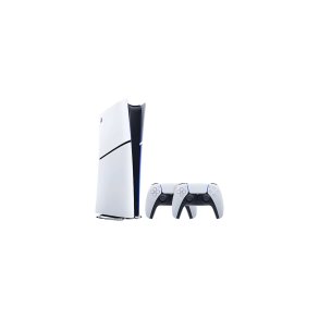 Sony PlayStation 5 Slim Digital Edition 825GB med 2 DualSense Controllers White