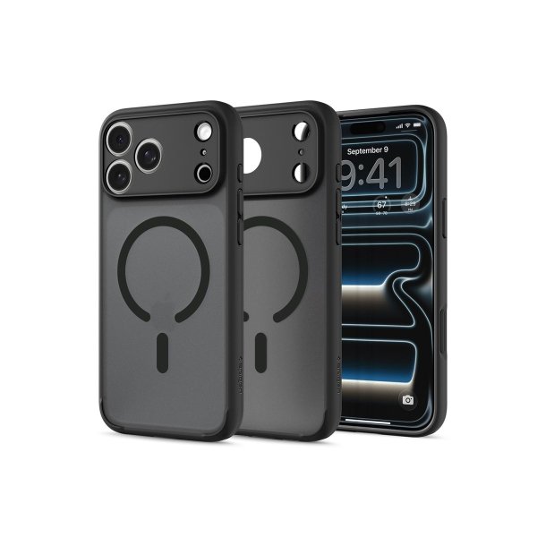 Spigen Ultra Hybrid MagSafe-cover til iPhone 17 Pro Max / 18 Pro Max Frost Black