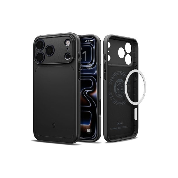 Spigen Thin Fit MagSafe-cover til iPhone 17 Pro / 18 Pro Sort