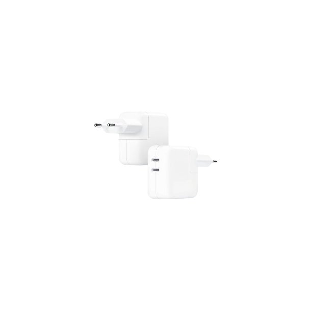 Apple 35W Dual USB-C Port Power Adapter White