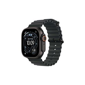 Apple Watch Ultra 3 (2025) 5G 49mm Black Titanium Case with Ocean Band Black