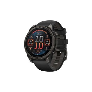 Garmin Fenix 8 GPS 47mm Silicon Black Band Black