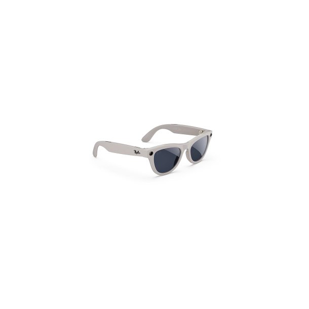 Ray-Ban Meta Skyler Gen 1 AI Glasses Shiny Chalky Grey/Clear to Sapphire Transitions