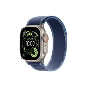 Apple Watch Ultra 3 (2025) Cellular 49mm Natural Titanium Case with Blue Trail Loop M/L