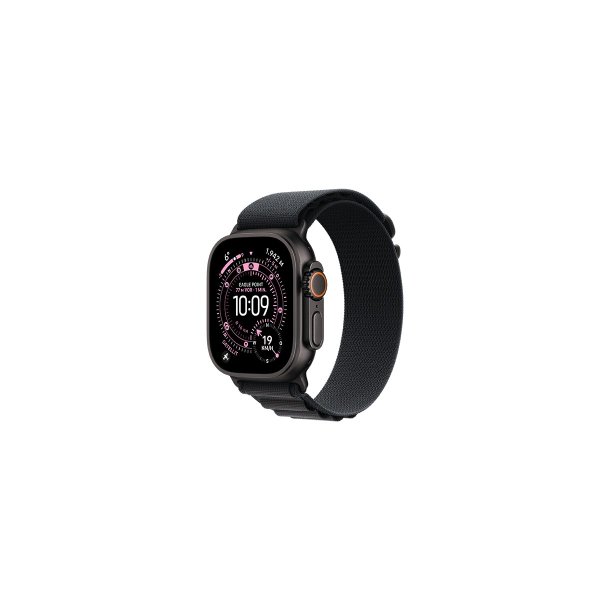 Apple Watch Ultra 3 (2025) 5G 49mm Black Titanium Case med Black Alpine Loop M
