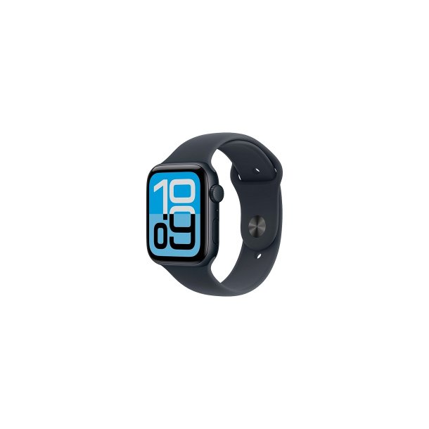 Apple Watch SE 3 (2025) GPS 44mm Midnight Aluminium Case med Midnight Sport Band M/L