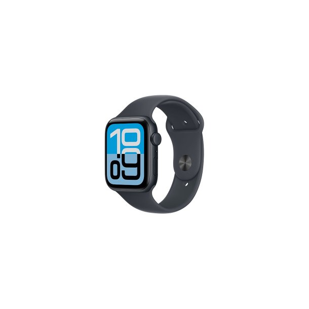 Apple Watch SE 3 (2025) LTE 44mm Midnight Aluminium Case med Midnight Sport Band M/L