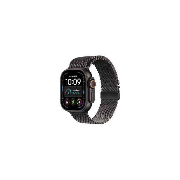 Apple Watch Ultra 4 (2026) 5G 49mm Natural Titanium Case med Natural Titanium Milanese Loop S