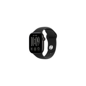 Apple Watch Series 12 (2026) GPS 42mm Black Aluminium Case med Black Sport Band M/L