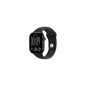 Apple Watch Series 12 (2026) GPS 46mm Black Aluminium Case med Black Sport Band S/M