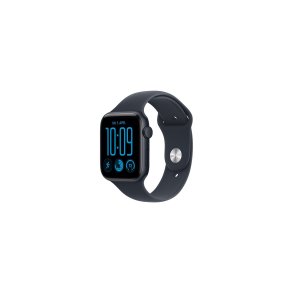 Apple Watch SE 3 (2026) GPS 44mm Midnight Aluminium Case med Navy Blue Sport Band S/M