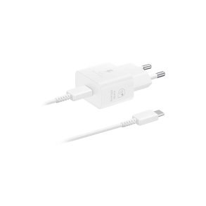 Samsung 25W USB-C Hurtigoplader (inkl. kabel) Hvid