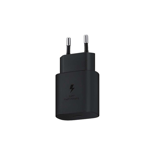 Samsung 25W USB-C Hurtigoplader Sort