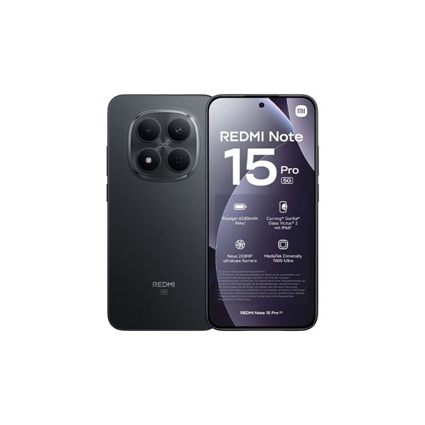 Xiaomi Redmi Note 15 Pro 5G 8GB/256GB Black