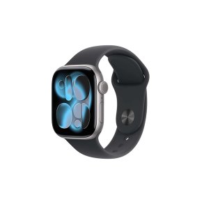 Apple Watch Series 11 (2025) GPS 42mm Space Grey Aluminium Case med Sport Band S/M Black