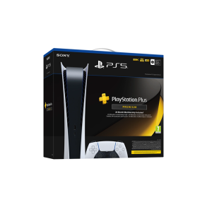 Sony PlayStation 5 Slim Digital Edition 825GB White + 24 M�neder Playstation Plus Premium